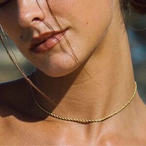 NWT Atolea Jewelry BUNDLE, Calvi Rope Chain Necklace and Double Trouble Bracelet